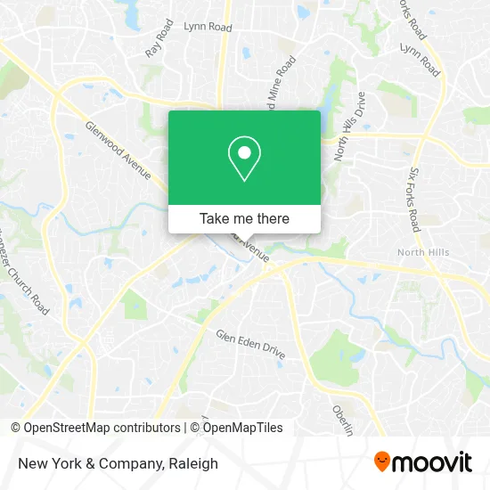 New York & Company map