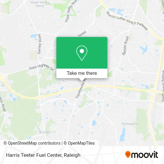 Harris Teeter Fuel Center map