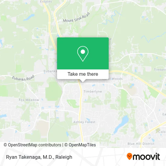 Ryan Takenaga, M.D. map