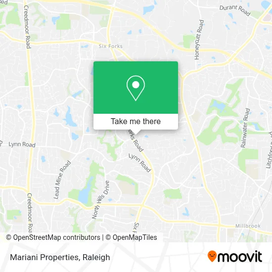 Mariani Properties map