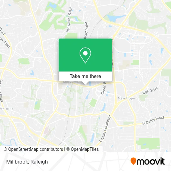 Millbrook map