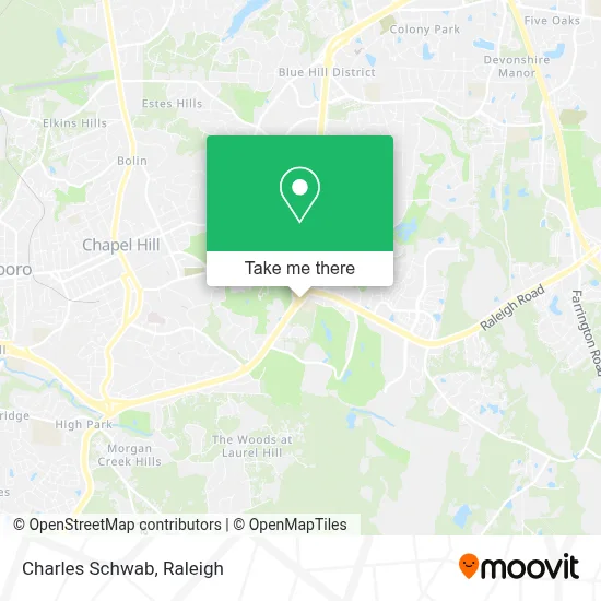 Charles Schwab map