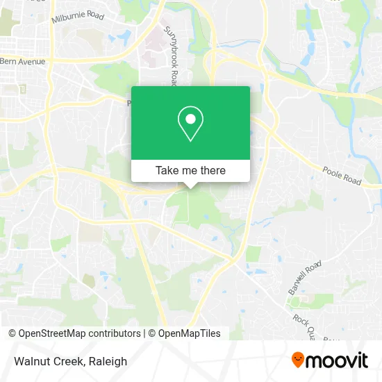 Walnut Creek map