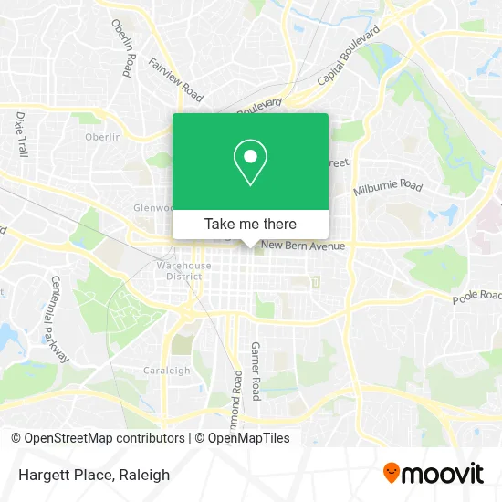 Hargett Place map