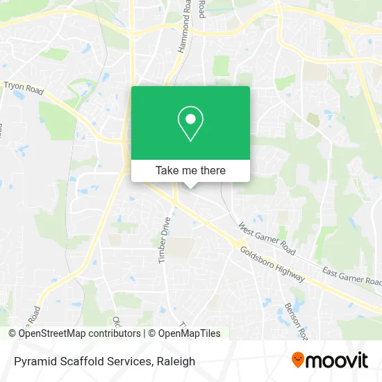 Pyramid Scaffold Services map
