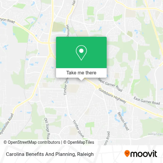 Carolina Benefits And Planning map
