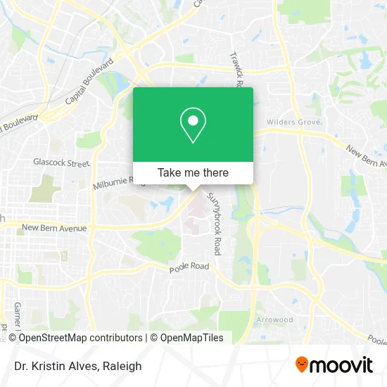 Dr. Kristin Alves map