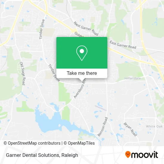 Garner Dental Solutions map