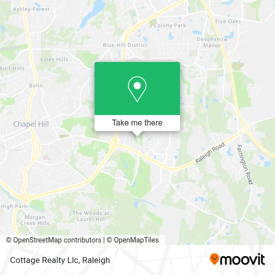 Cottage Realty Llc map