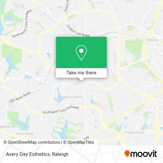Avery Day Esthetics map
