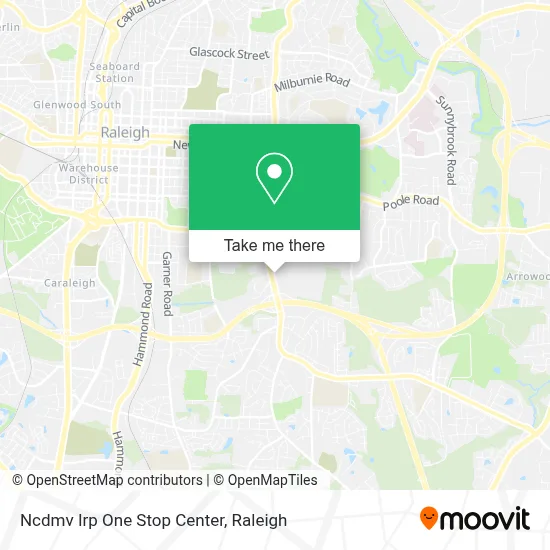 Ncdmv Irp One Stop Center map