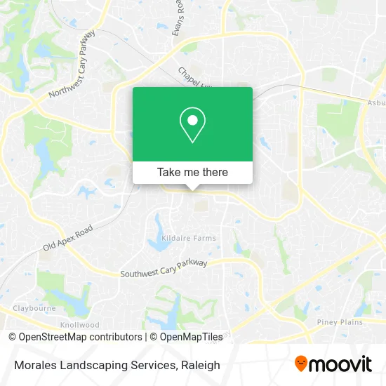 Morales Landscaping Services map