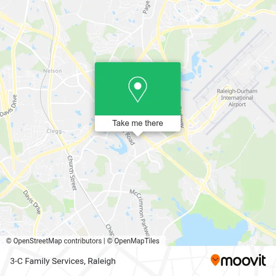 3-C Family Services map