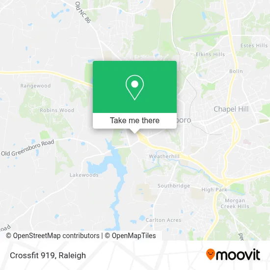 Crossfit 919 map