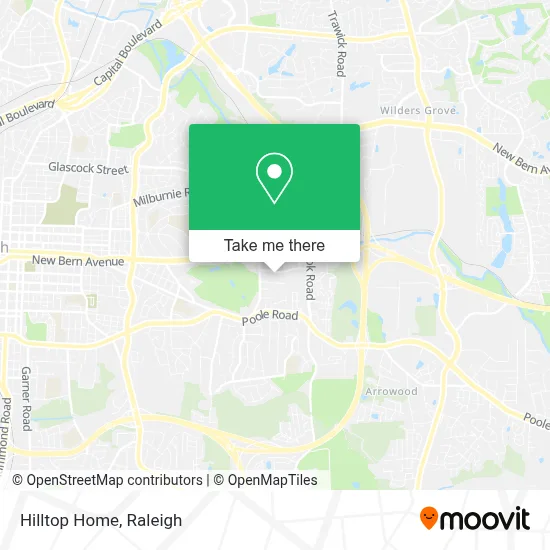 Hilltop Home map