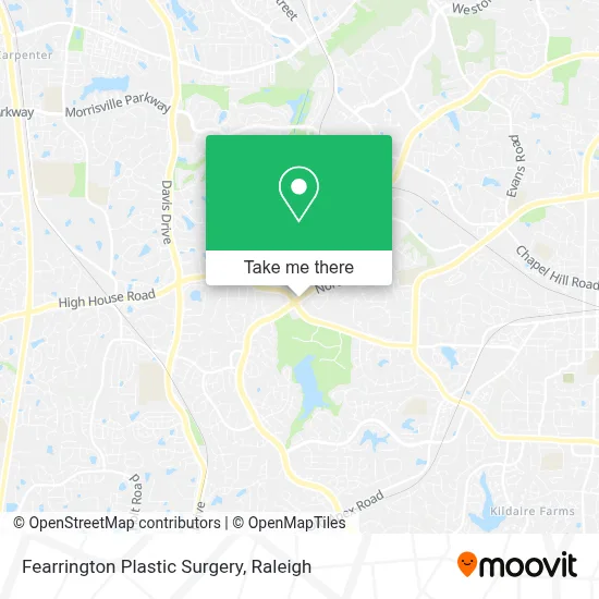 Fearrington Plastic Surgery map