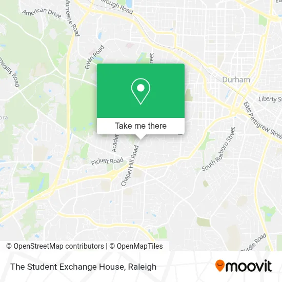 The Student Exchange House map