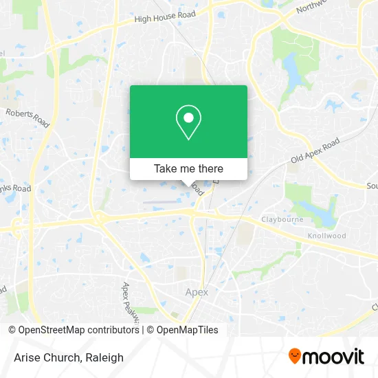 Arise Church map