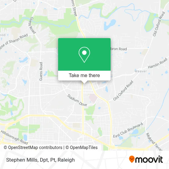 Stephen Mills, Dpt, Pt map