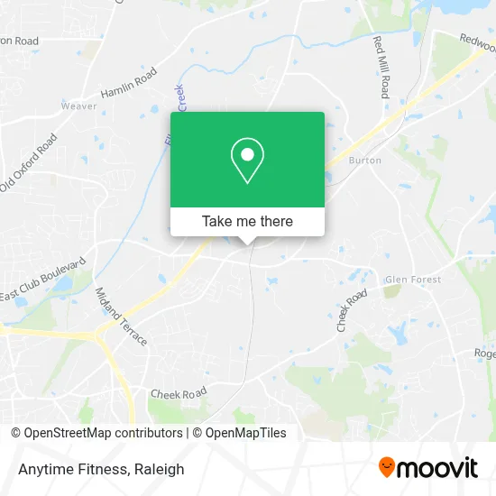 Anytime Fitness map