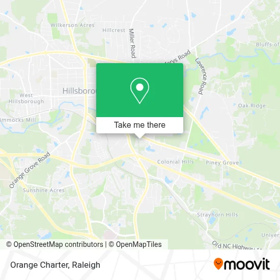 Orange Charter map