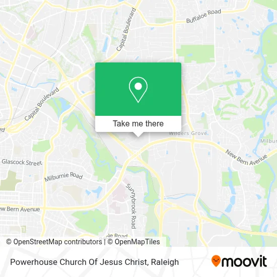 Powerhouse Church Of Jesus Christ map
