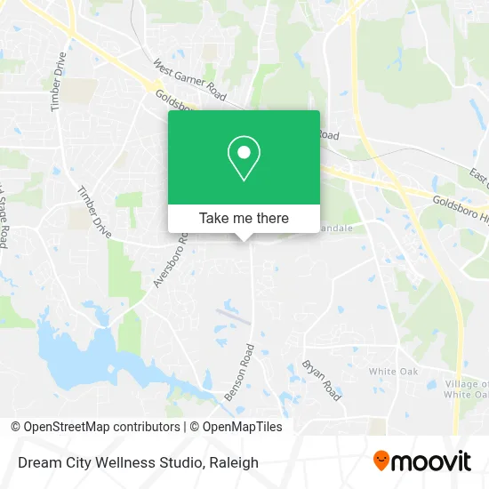 Dream City Wellness Studio map