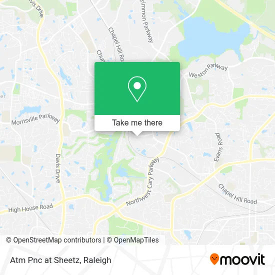 Atm Pnc at Sheetz map