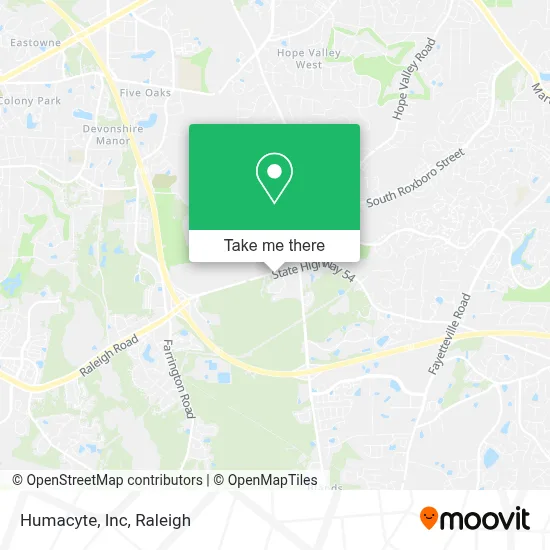 Humacyte, Inc map