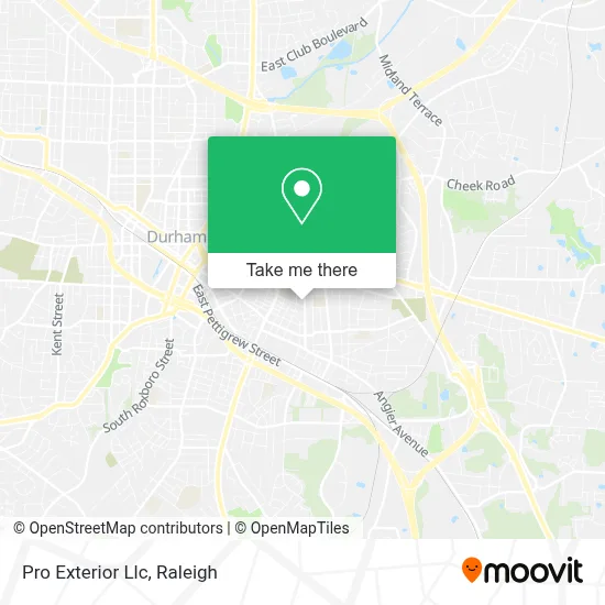 Pro Exterior Llc map