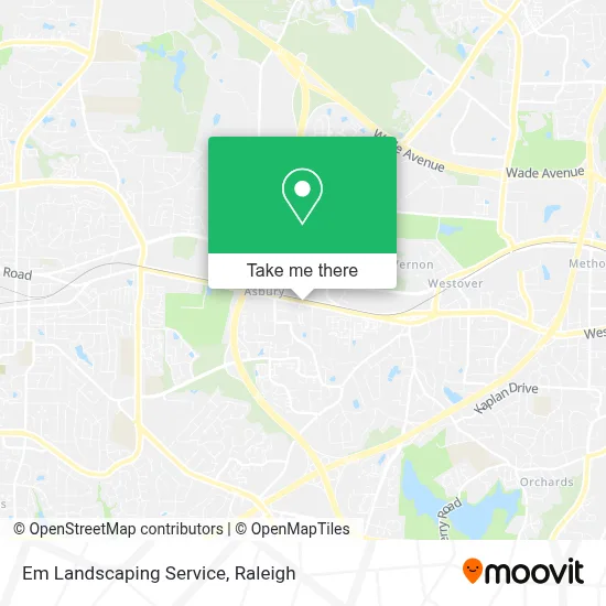 Em Landscaping Service map