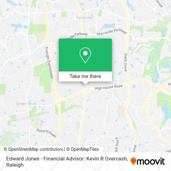 Edward Jones - Financial Advisor: Kevin R Overcash map