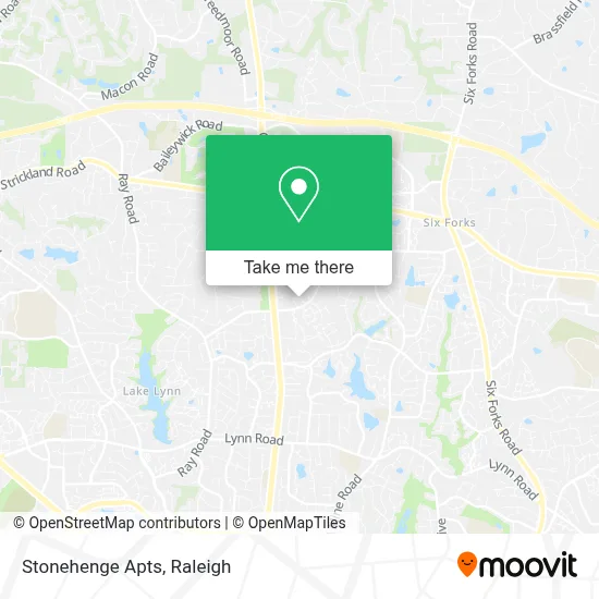 Stonehenge Apts map