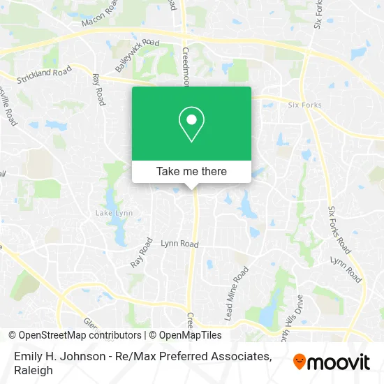 Emily H. Johnson - Re / Max Preferred Associates map