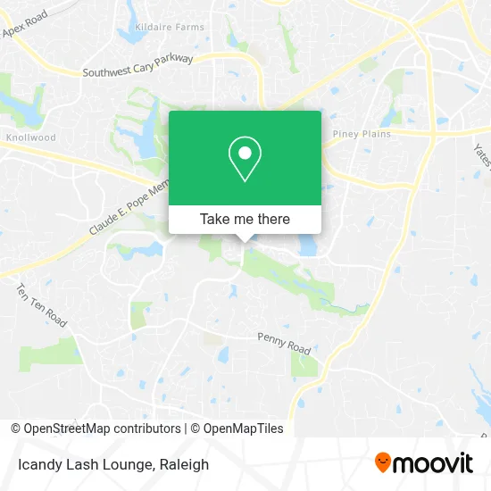 Icandy Lash Lounge map