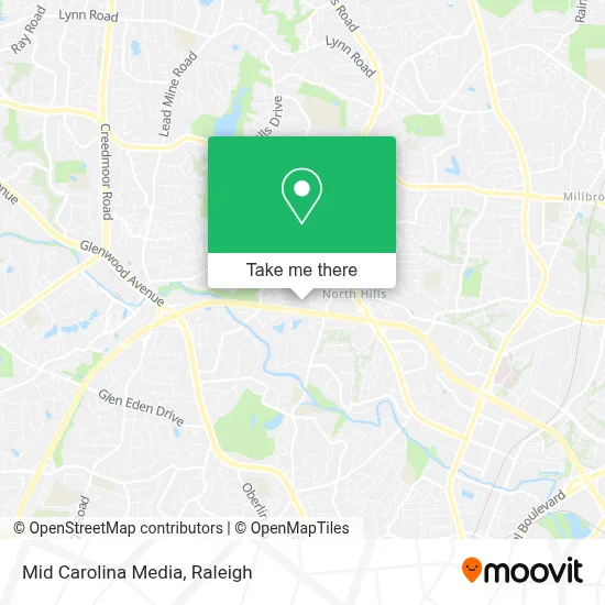 Mid Carolina Media map