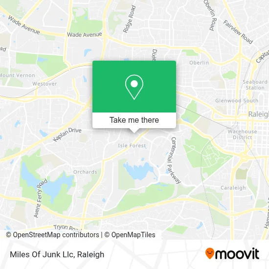 Miles Of Junk Llc map
