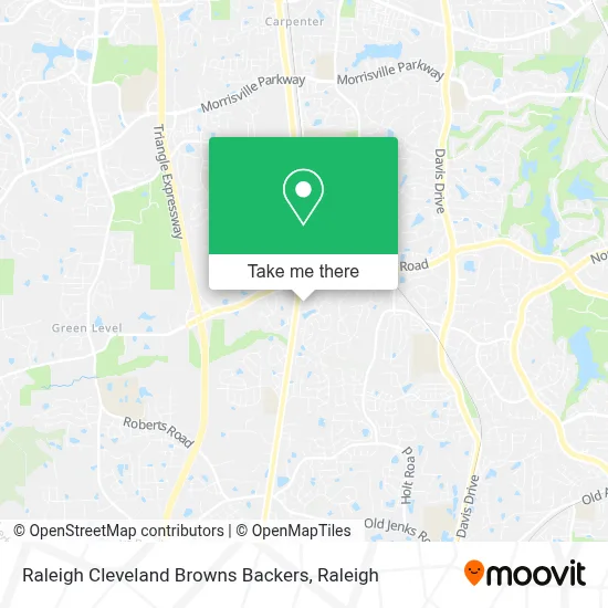 Raleigh Cleveland Browns Backers map