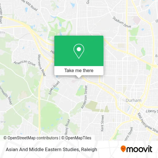 Asian And Middle Eastern Studies map