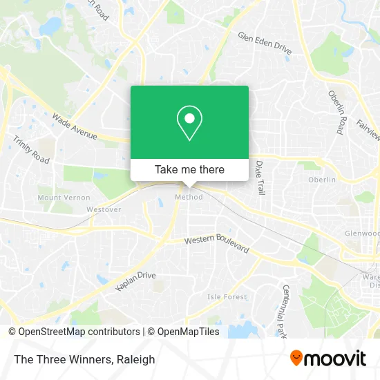 The Three Winners map
