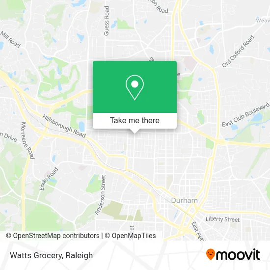 Watts Grocery map