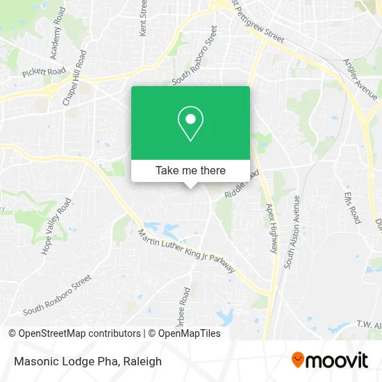 Masonic Lodge Pha map