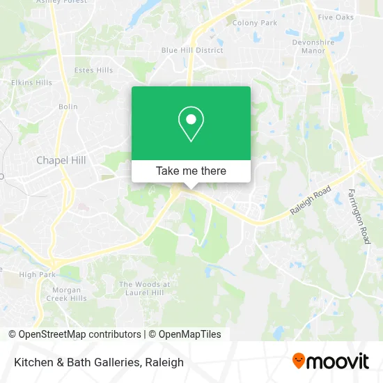 Kitchen & Bath Galleries map