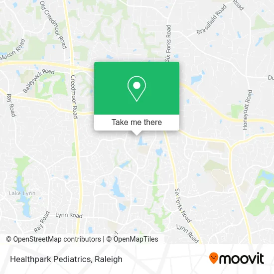 Healthpark Pediatrics map
