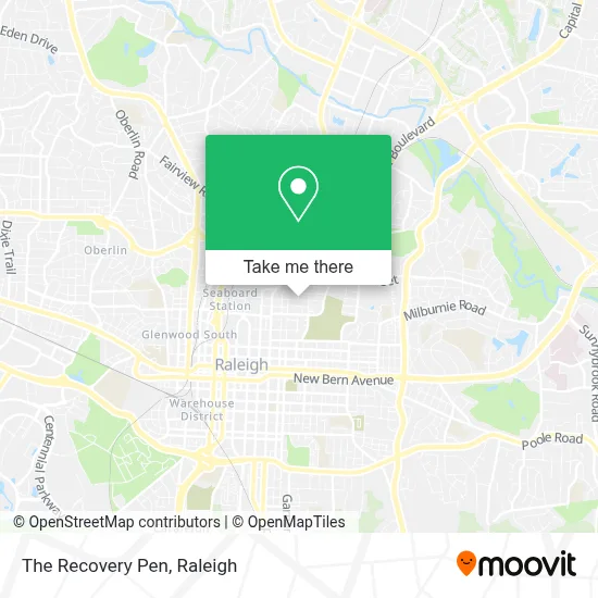 The Recovery Pen map