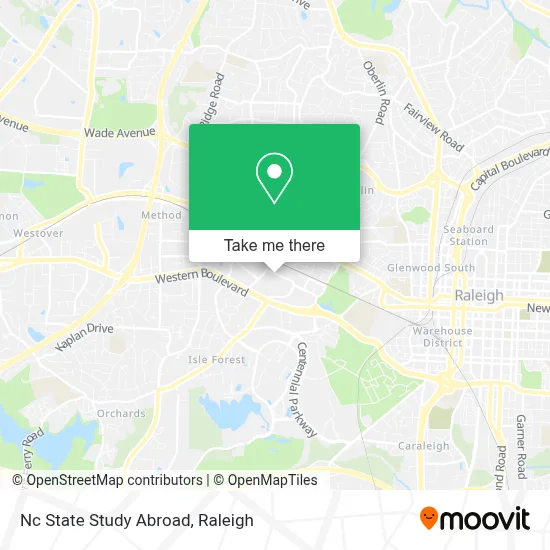 Nc State Study Abroad map