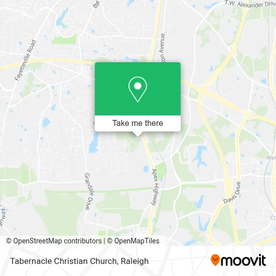Tabernacle Christian Church map