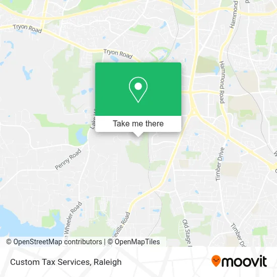 Custom Tax Services map