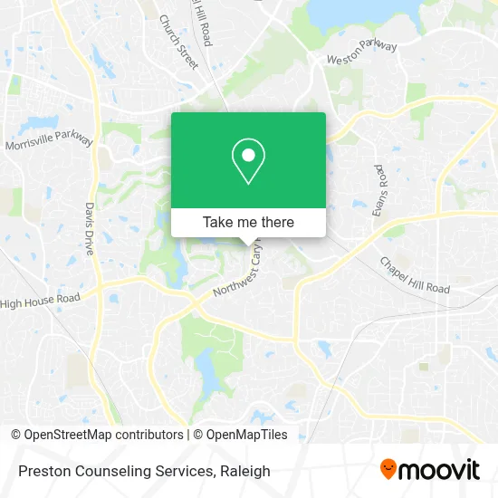 Preston Counseling Services map