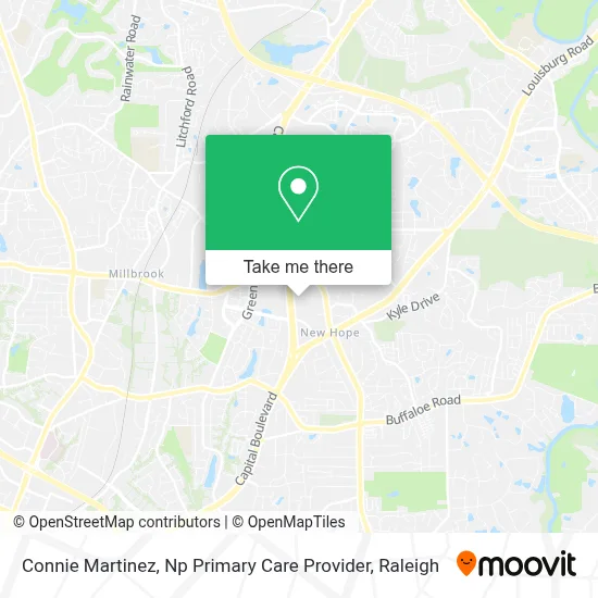 Connie Martinez, Np Primary Care Provider map